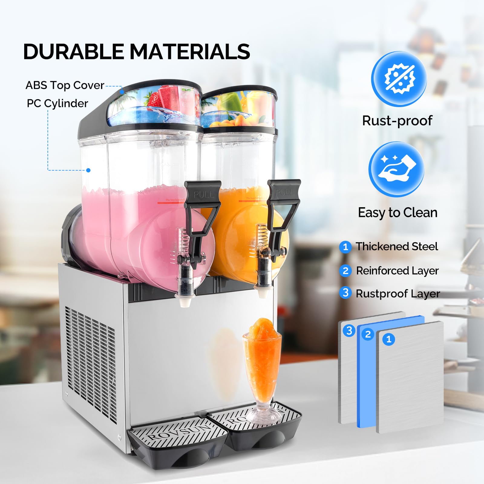 Frozen drink slush machine hot sale