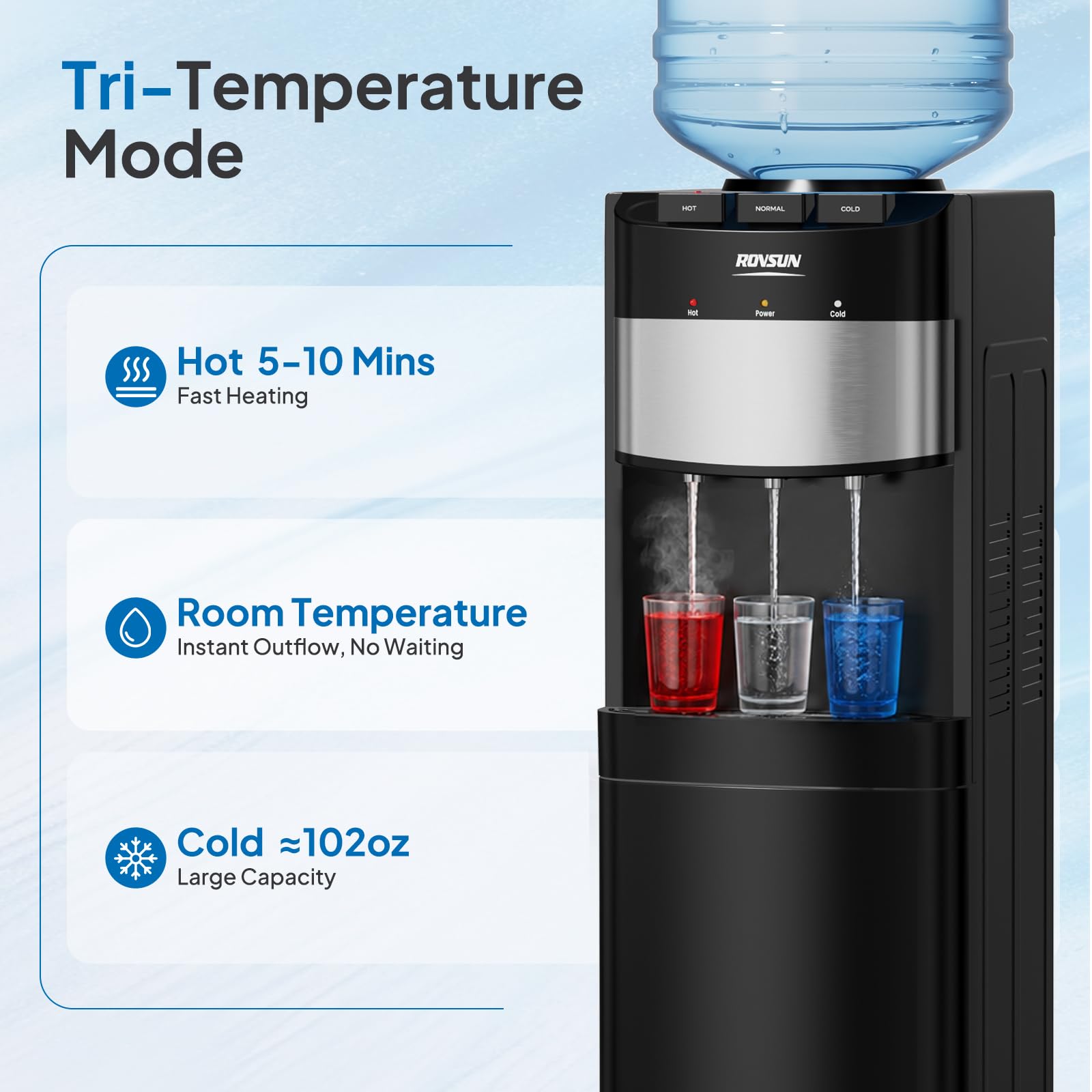 ROVSUN Top Loading Water Cooler Dispenser