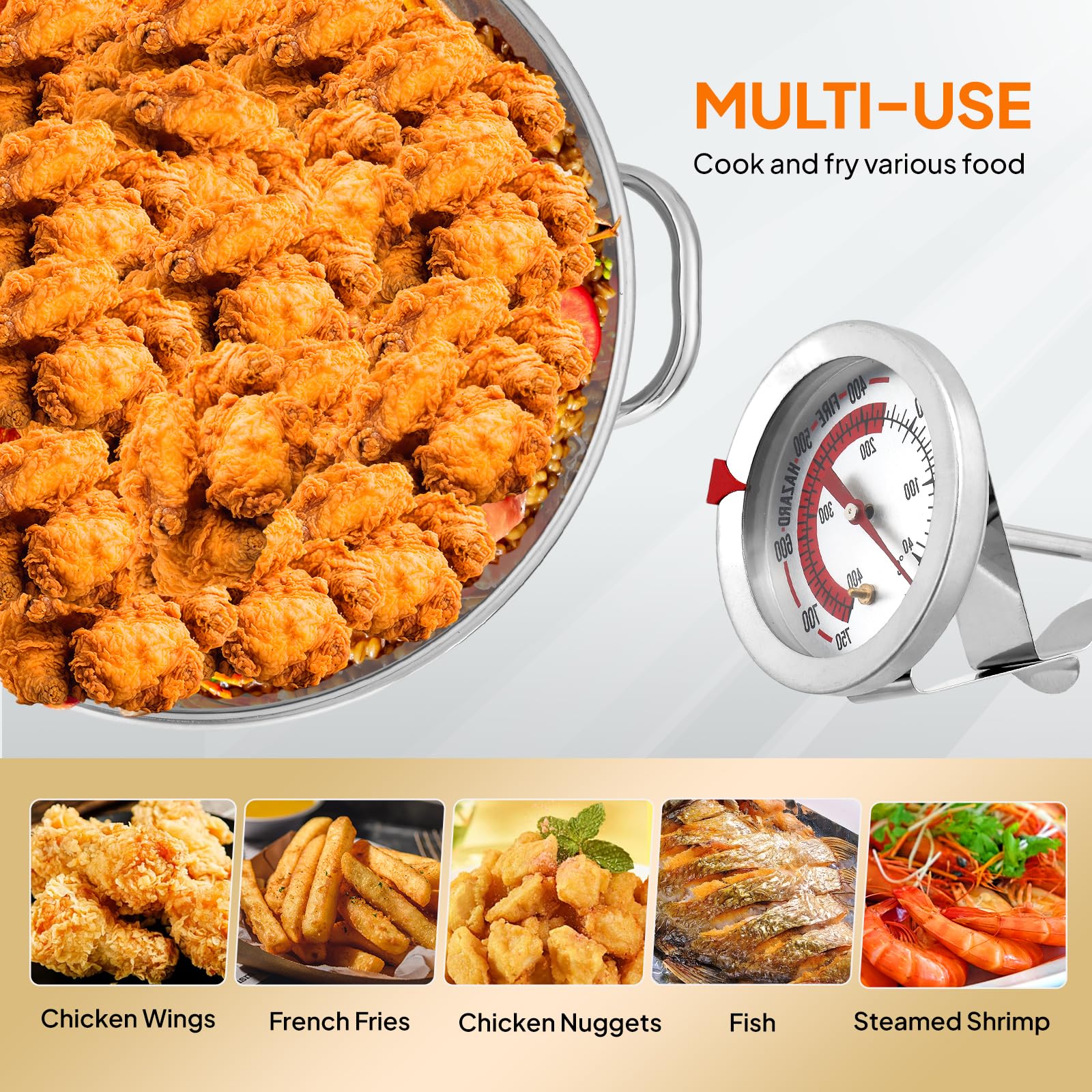 ROVSUN 10 QT Fish Fryer Pot with 55,000 BTU Propane Stove