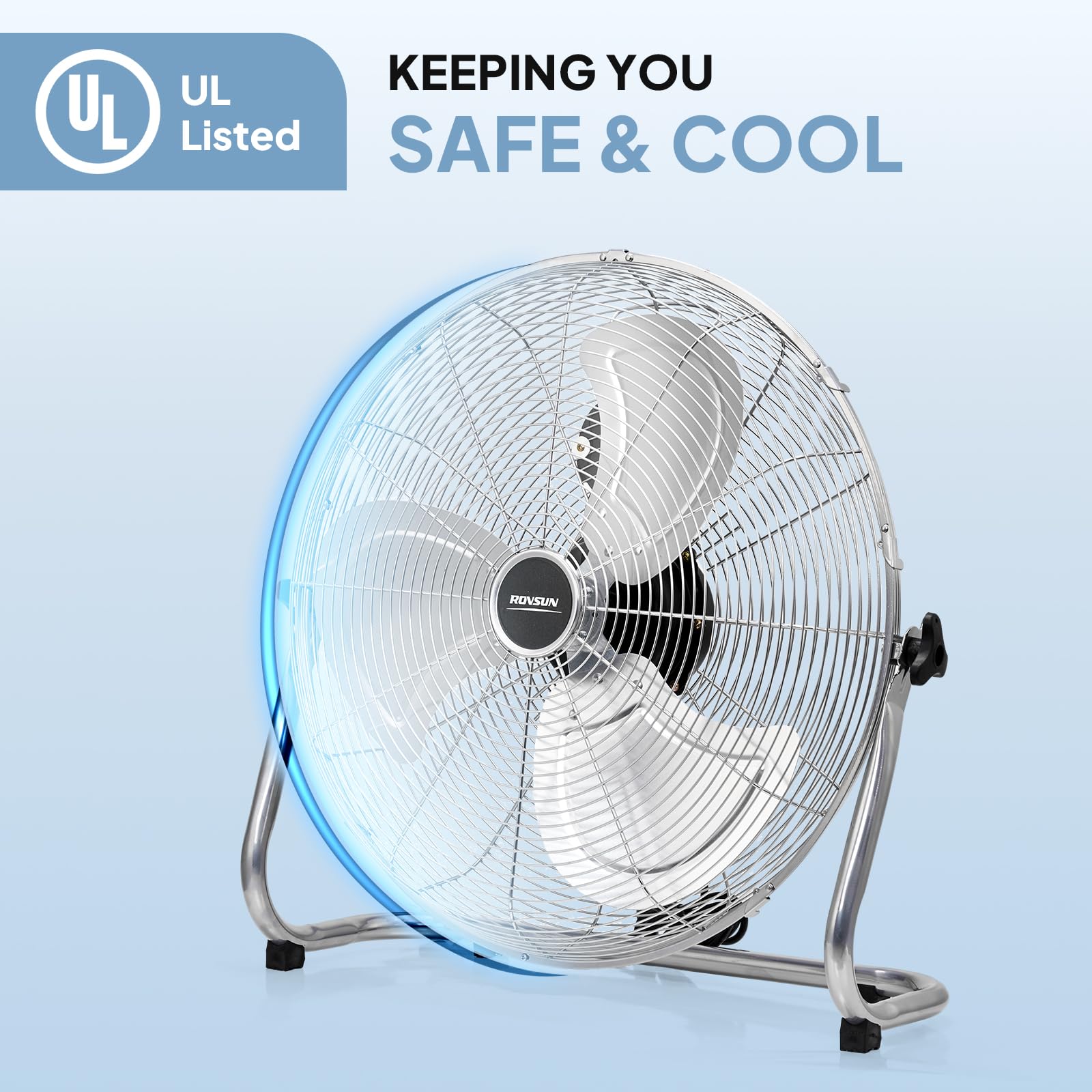 ROVSUN 20" 145W 110V Industrial Floor Fan
