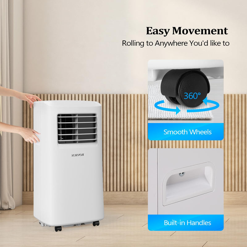 ROVSUN 8000 BTU WiFi Enabled Portable Air Conditioner with Installation Kit