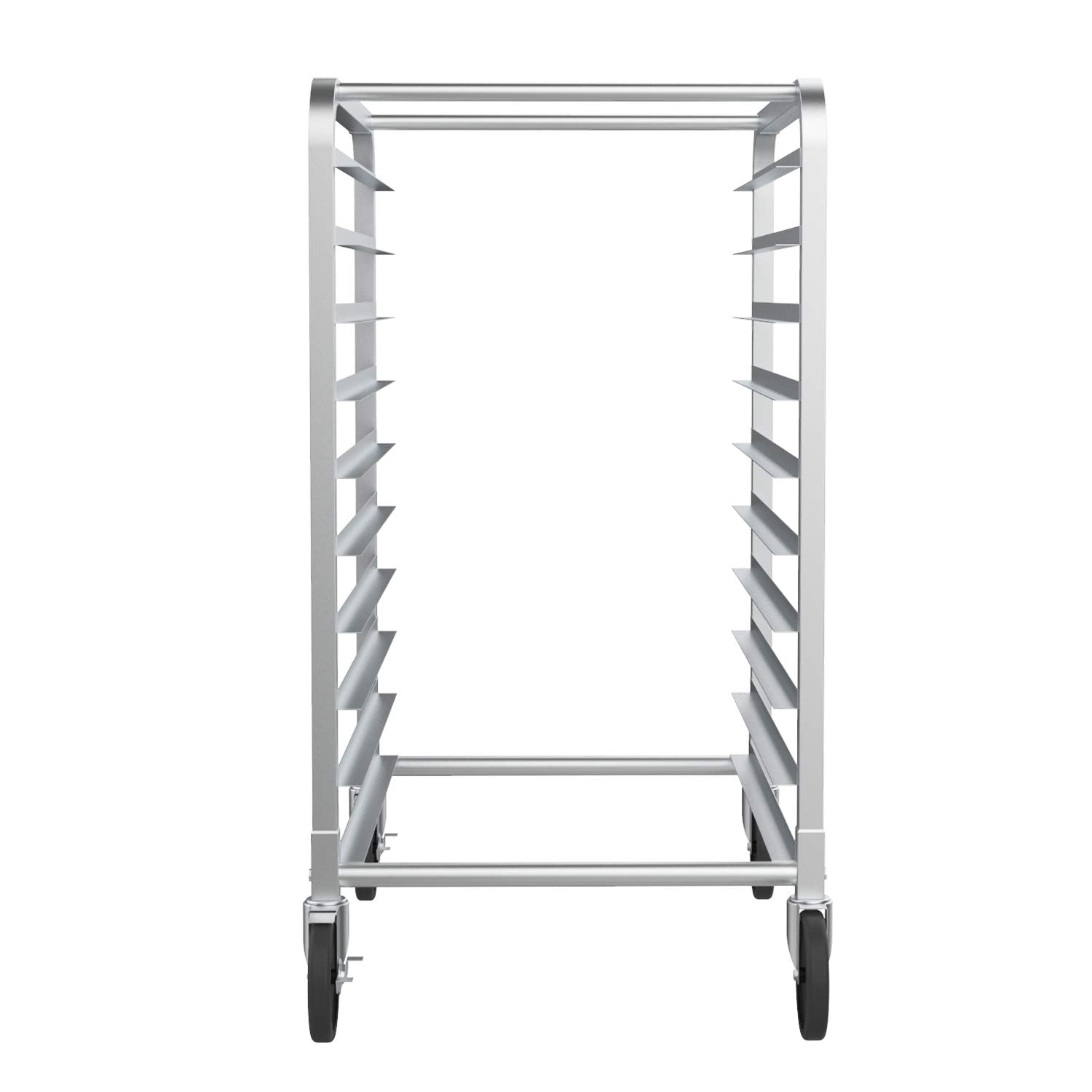 ROVSUN 10-Tier Bakery Rack Stainless Steel 26 Inches Wide Bun Pan Sheet Rack