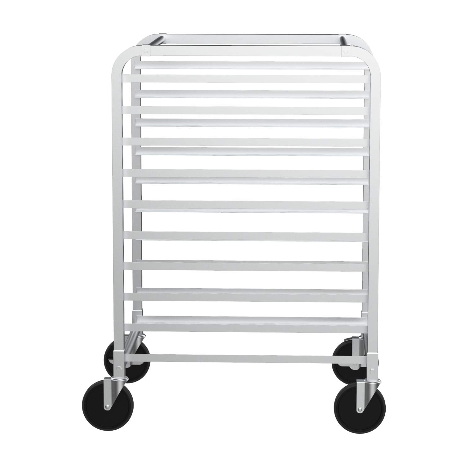 ROVSUN 10-Tier Bakery Rack Stainless Steel 26 Inches Wide Bun Pan Sheet Rack