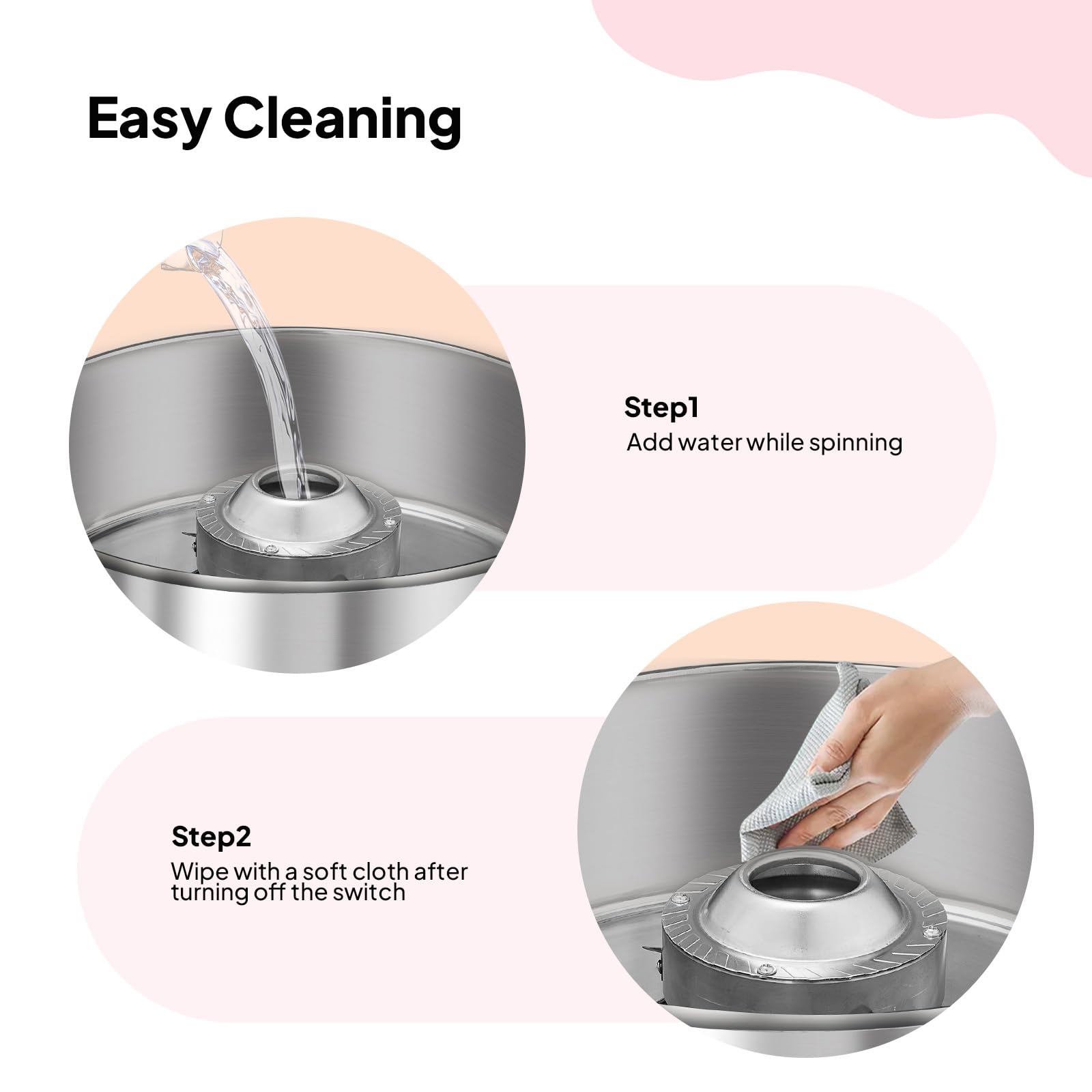 ROVSUN 15" Cotton Candy Machine Red