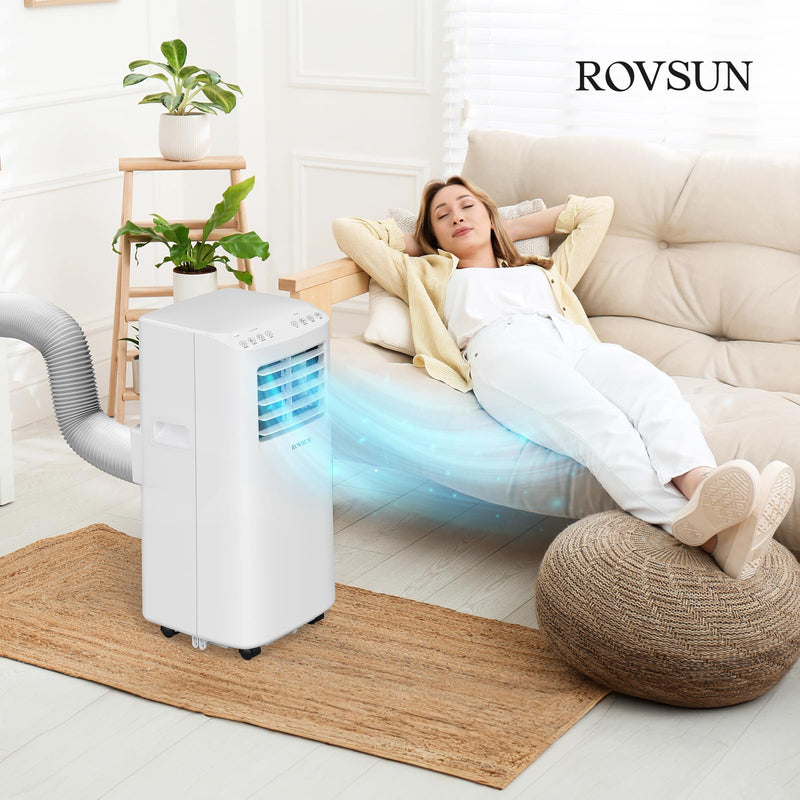 ROVSUN 8000 BTU WiFi Enabled Portable Air Conditioner with Installation Kit