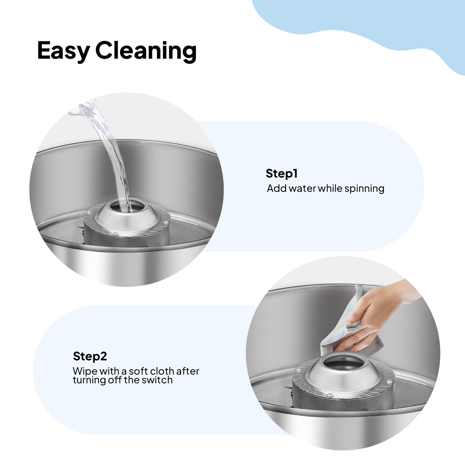 ROVSUN 15" Cotton Candy Machine Blue