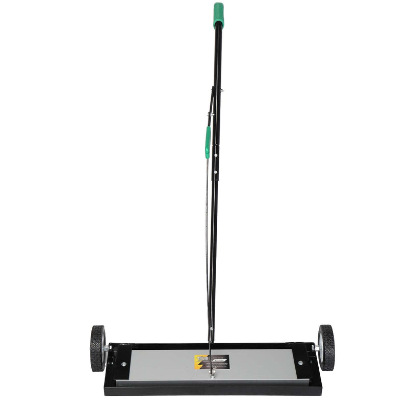 ROVSUN 36/24 Inch Rolling Magnetic Sweeper Nail Pickup 165 LBS Capacity with Release