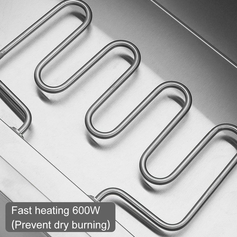 ROVSUN 21QT 2Pan Electric Steam Table Countertop Commercial