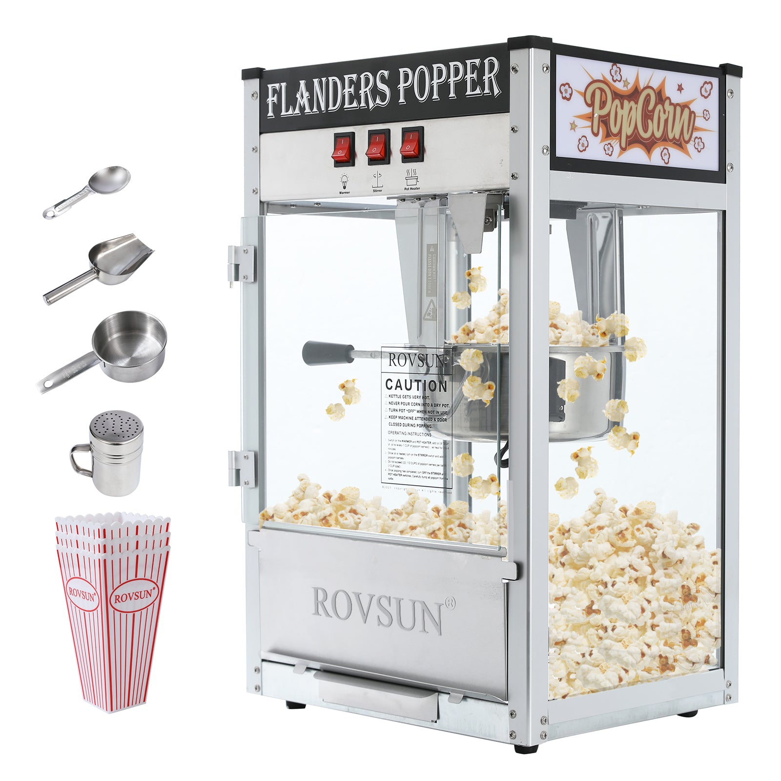 Top Popcorn Machine Popcorn Machines: Best Popcorn Machine Maker Movie Theater - Rovsun