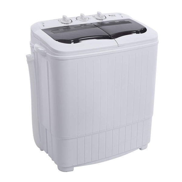 ROVSUN 15Lbs Portable Washing Machine Mini Washer and Dryer Black/Blue